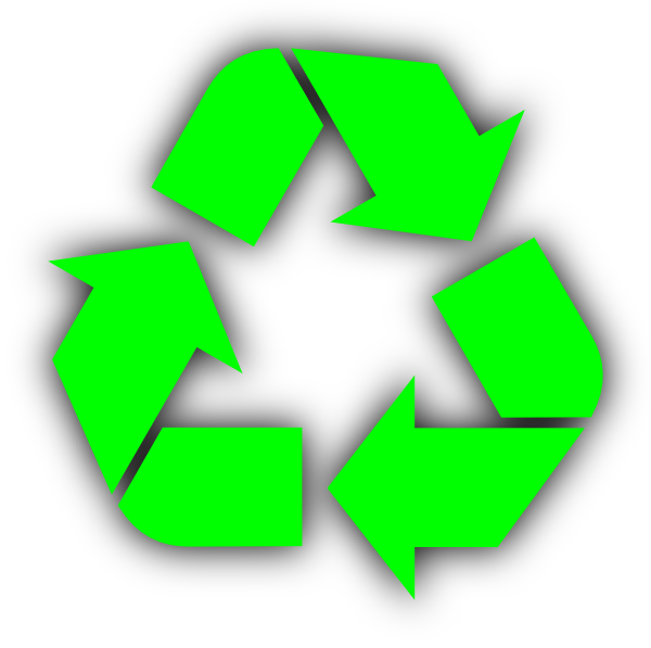 How To Set Use Recycle Symbol Clipart (600x597), Png Download