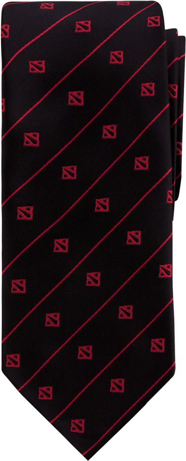 Dota 2 Jacquard Skinny Neck Tie - Necktie (1000x1000), Png Download