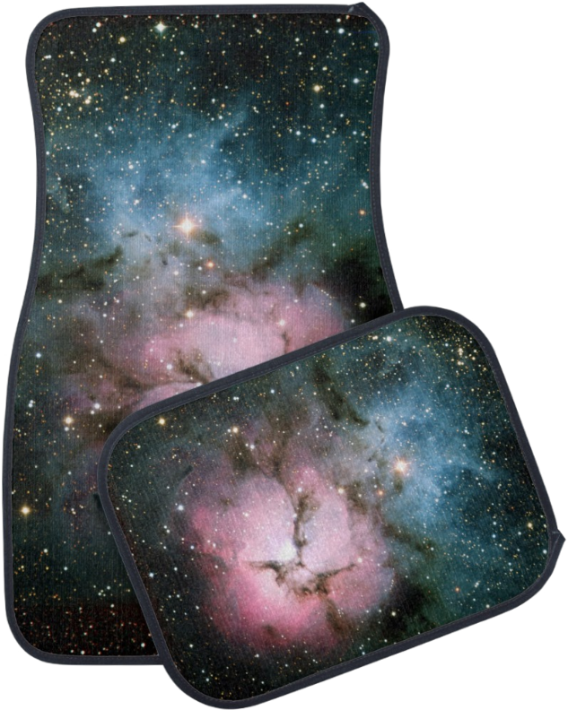 Nebula Scenic Space Auto Floor Mats - Nebula Galaxy Of Stars In Space Hipste Pillow Case (873x873), Png Download