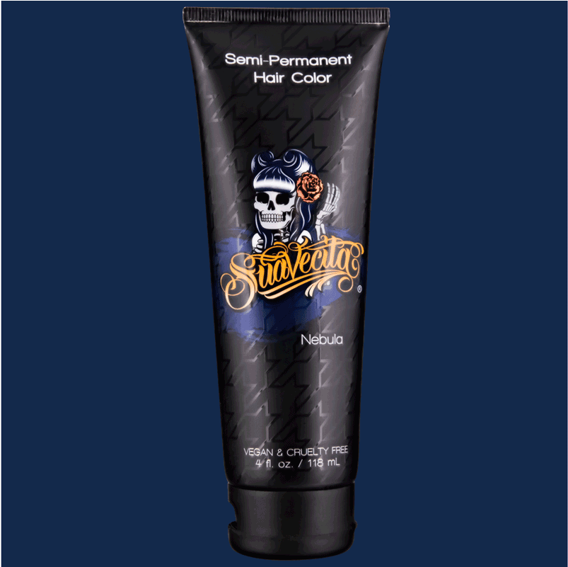 Nebula Semi-permanent Blue Hair Color - Suavecito Suavecita Grooming Spray 237ml (1000x800), Png Download