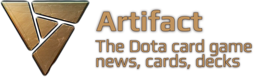 Dota 2 Card Game By Valve - Artifact Game Logo Png (872x275), Png Download
