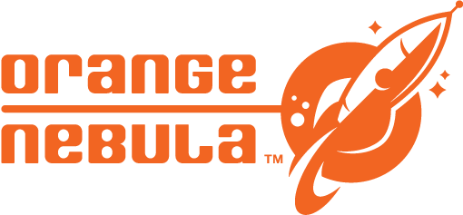 Orange Nebula - Graphic Design (510x237), Png Download