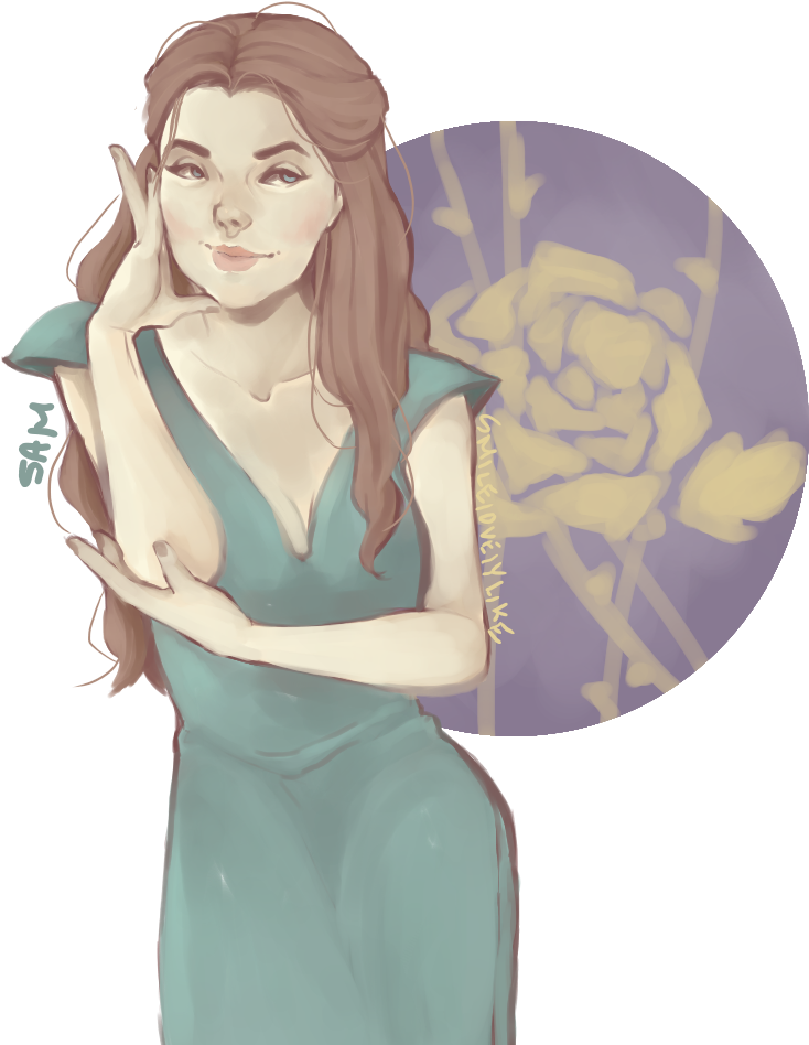 “ Since I Drew Sansa For The Color Palette Challenge, - Cartoon (908x1020), Png Download