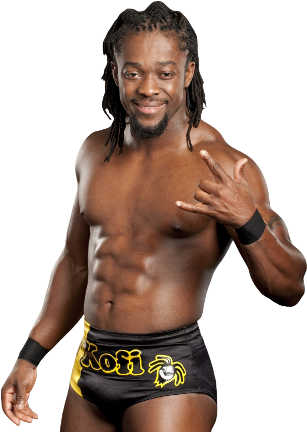 Kofi Kingston Jerry The King Lawler, Zack Ryder, Tyson - Kofi Kingston Png (646x886), Png Download