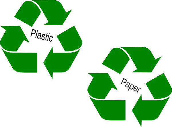 Recycling Symbol For Paper (600x442), Png Download