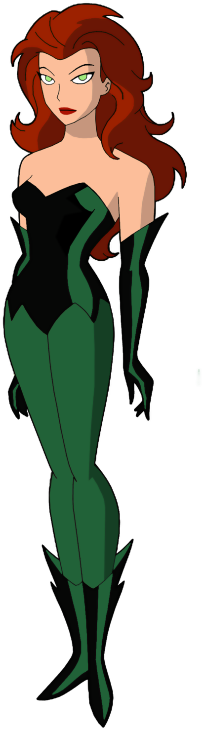 Poison Ivy Bruce Timm Style New Look By Noahlc - Bruce Timm Poison Ivy (519x1536), Png Download