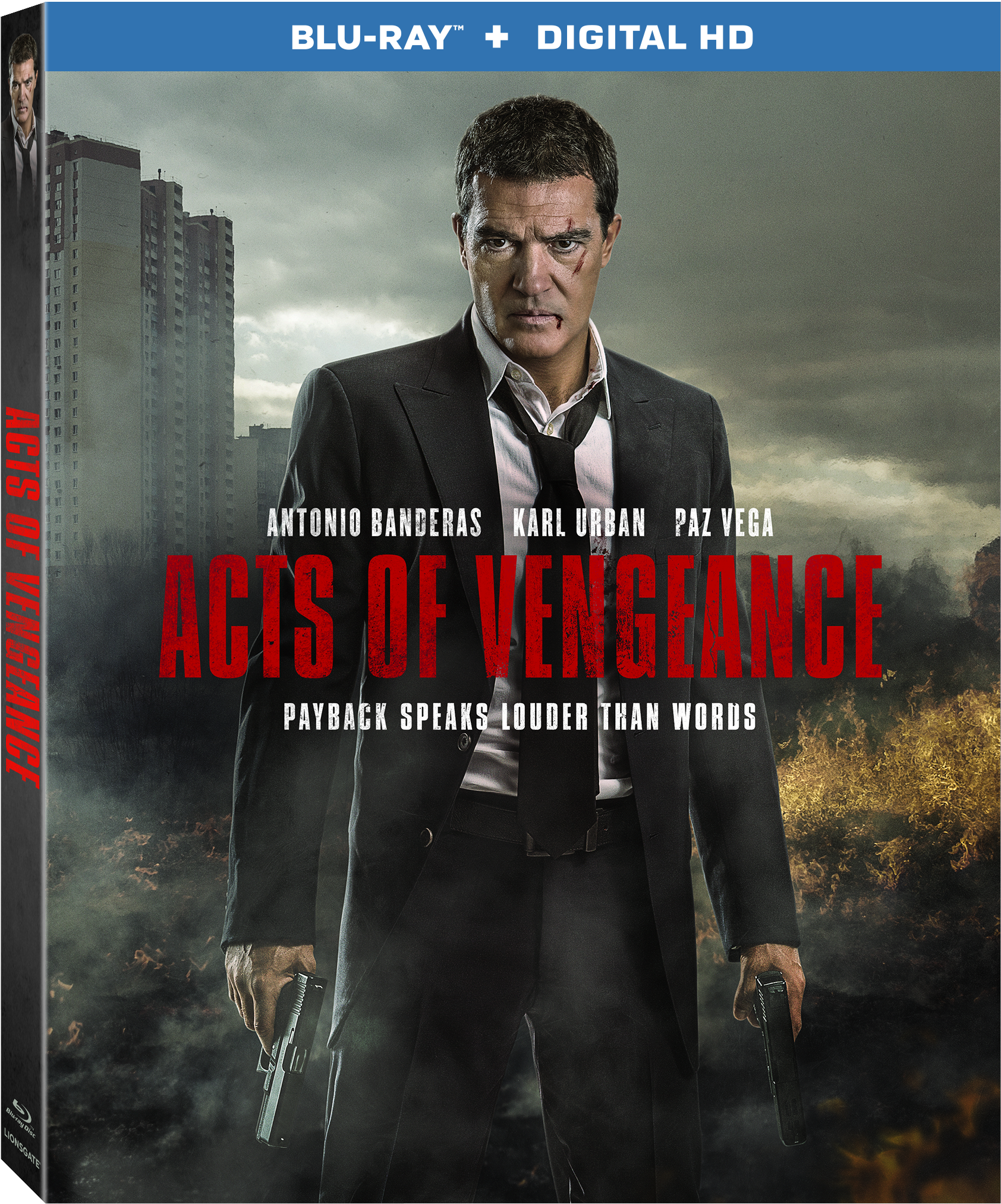 Actions Speak Louder Than Words When The White Knuckle - Acts Of Vengeance Movie 2017 (1205x1600), Png Download