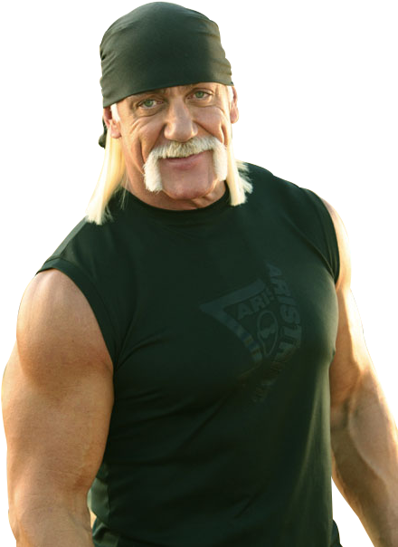 Hulk Hogan Confirms For Bodypower Expo - Hulk Hogan Con Bandana (445x624), Png Download
