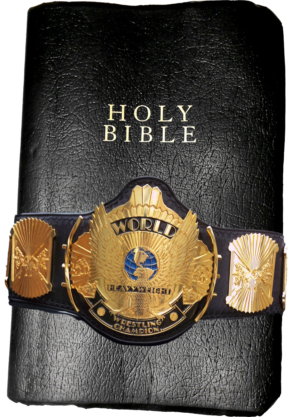 A Wrestling Championship Belt Around A Bible - Holy Bible Apple Iphone 7 Plus Pu Leather And Suede (925x1339), Png Download