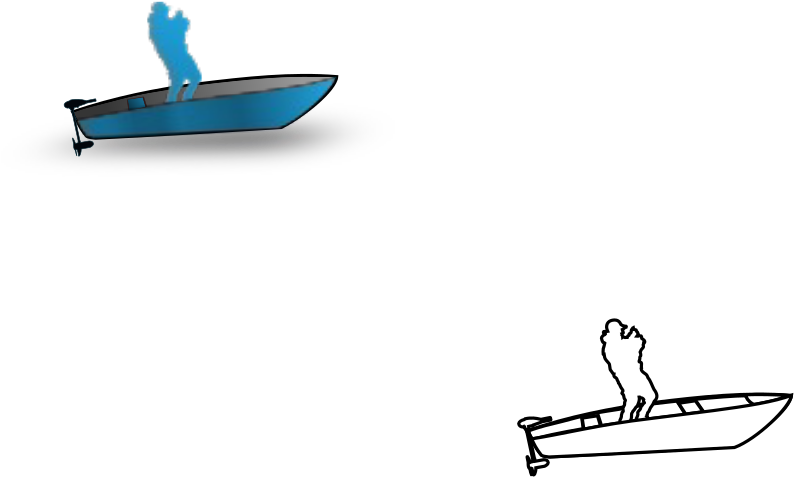 This Free Icons Png Design Of Man In Boat Fishing (2304x2400), Png Download