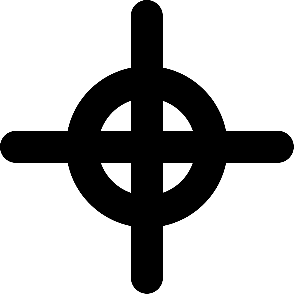 Weapon Crosshair Comments - Celtic Cross Png (981x981), Png Download