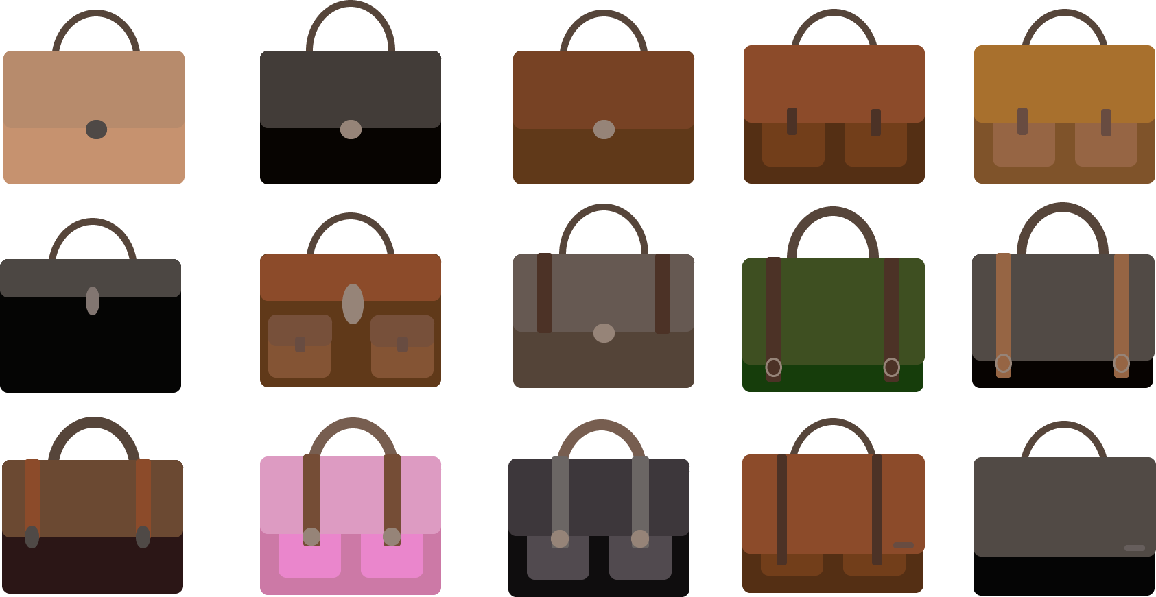 Briefcase Icons - Top Handle Portable Business Briefcase Bag Envelope (1685x871), Png Download