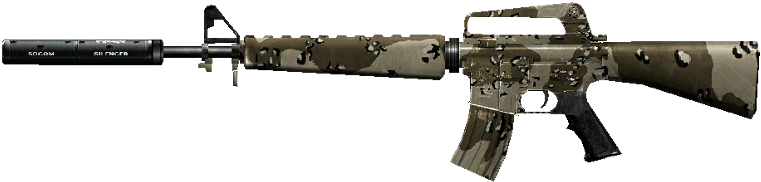 M16 Camo - M16 Png (800x307), Png Download