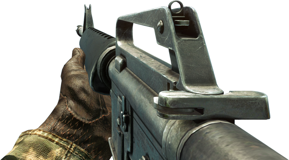 M16 Bo - M16 Call Of Duty (996x552), Png Download
