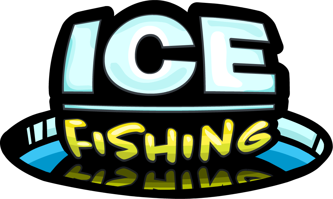 Ice Fishing Logo - Ice Fishing Club Penguin (1153x690), Png Download