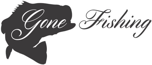 Gone Fishing Png - Bass Fish Silhouette Clip Art (540x243), Png Download
