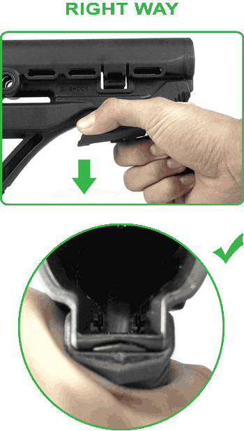 Assembling The Fab Defense Butt-stock Onto A Tube - Shock Absorber (350x617), Png Download