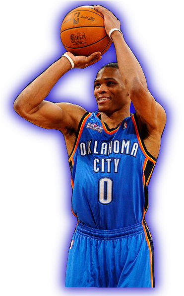 Russell Westbrook - Russell Westbrook No Background (395x594), Png Download