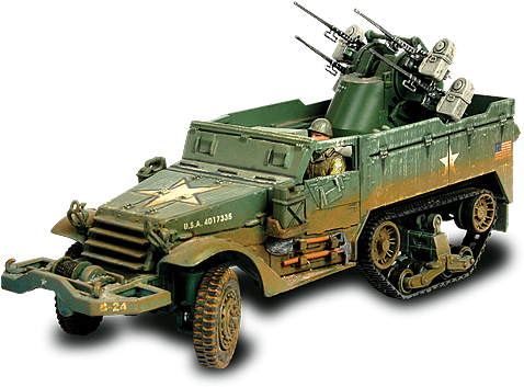 M16 Multiple Gun Motor Carriage (554x375), Png Download