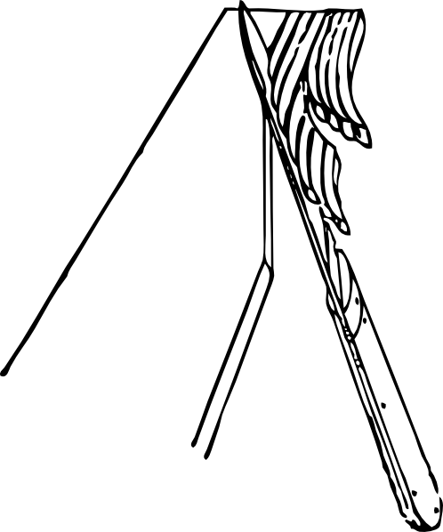 Johnny Automatic Chipping Away Clip Art Free Vector - Clip Art (498x598), Png Download