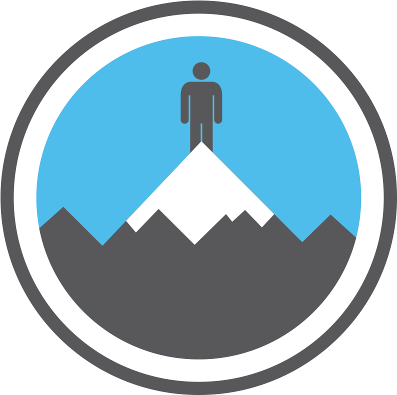I Didn't Exactly Climb Mount - Mountain Climbing Icon Png (800x800), Png Download