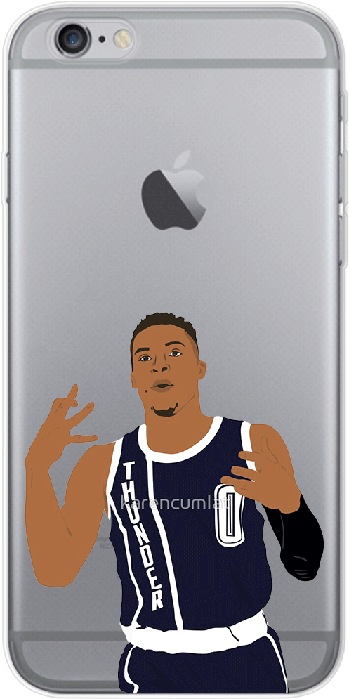 Russell Westbrook Digital Art Iphone Case - Jesse Lingard Phone Case (550x1000), Png Download