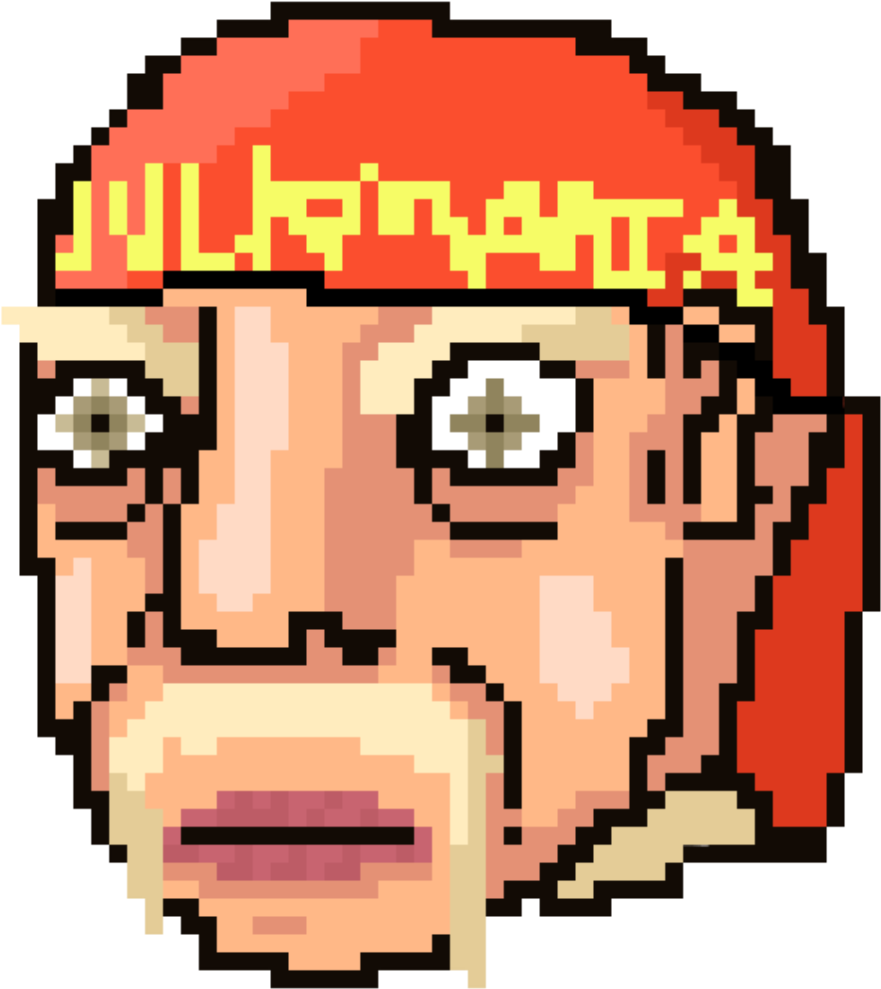 Hulk Hogan In The Hotline Miami Style - Hotline Miami (1000x1000), Png Download