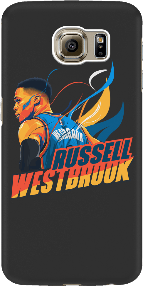 Galaxy S6 Russell Westbrook Phone Case - Russel Westbrook Fan Tee Unisex/ladie/vneck (1024x1024), Png Download