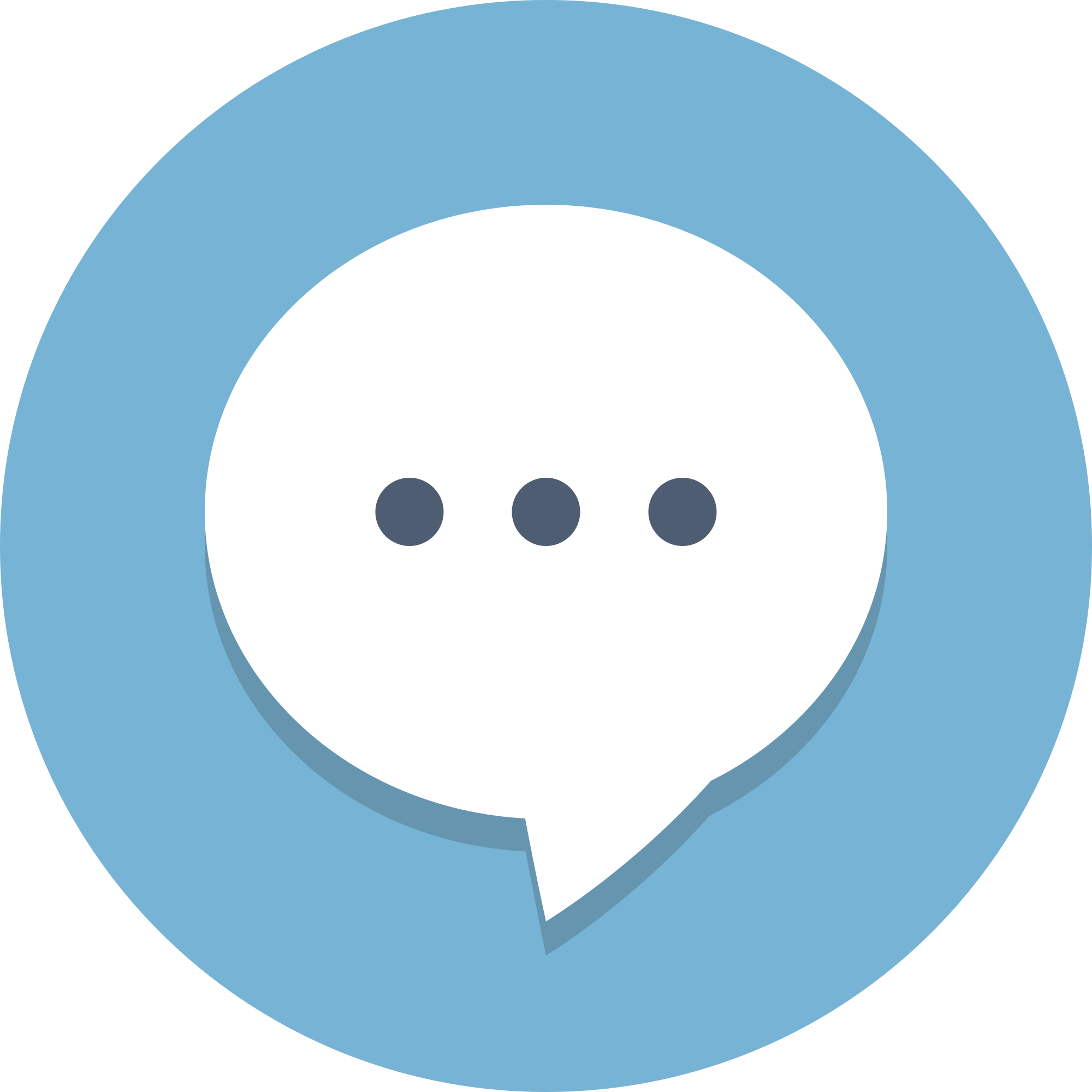 Open - Chat Circle Icon Png (2000x2000), Png Download