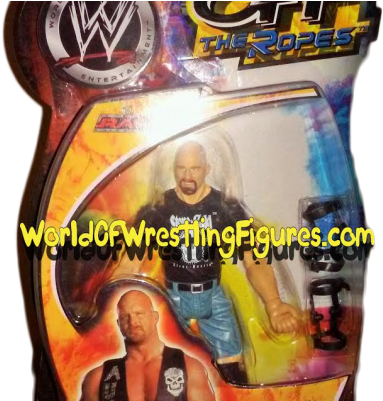 Steve Austin Off The Ropes - Goldberg Action Figure Ruthless Aggression Series 4 (400x400), Png Download