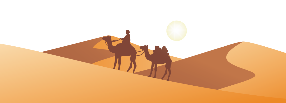 Vector Desert Safaris 1200*1200 Transprent Png Free - Transparent Desert Landscape Cartoon (1200x1200), Png Download