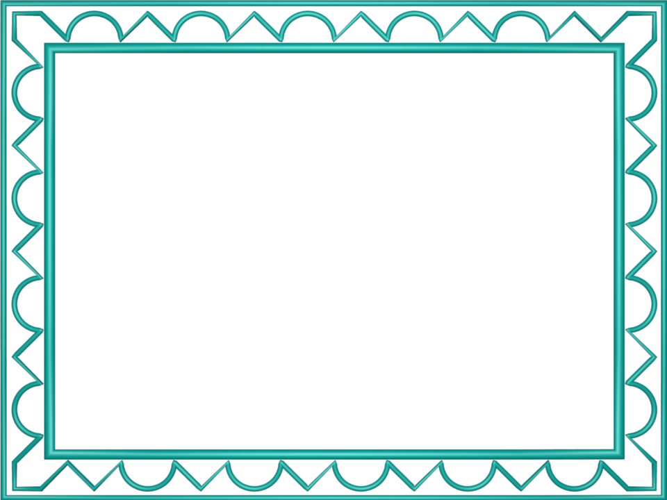 Aqua Artistic Loop Triangle Rectangular Powerpoint - Transparent Background Tag Outline Transparent (960x720), Png Download
