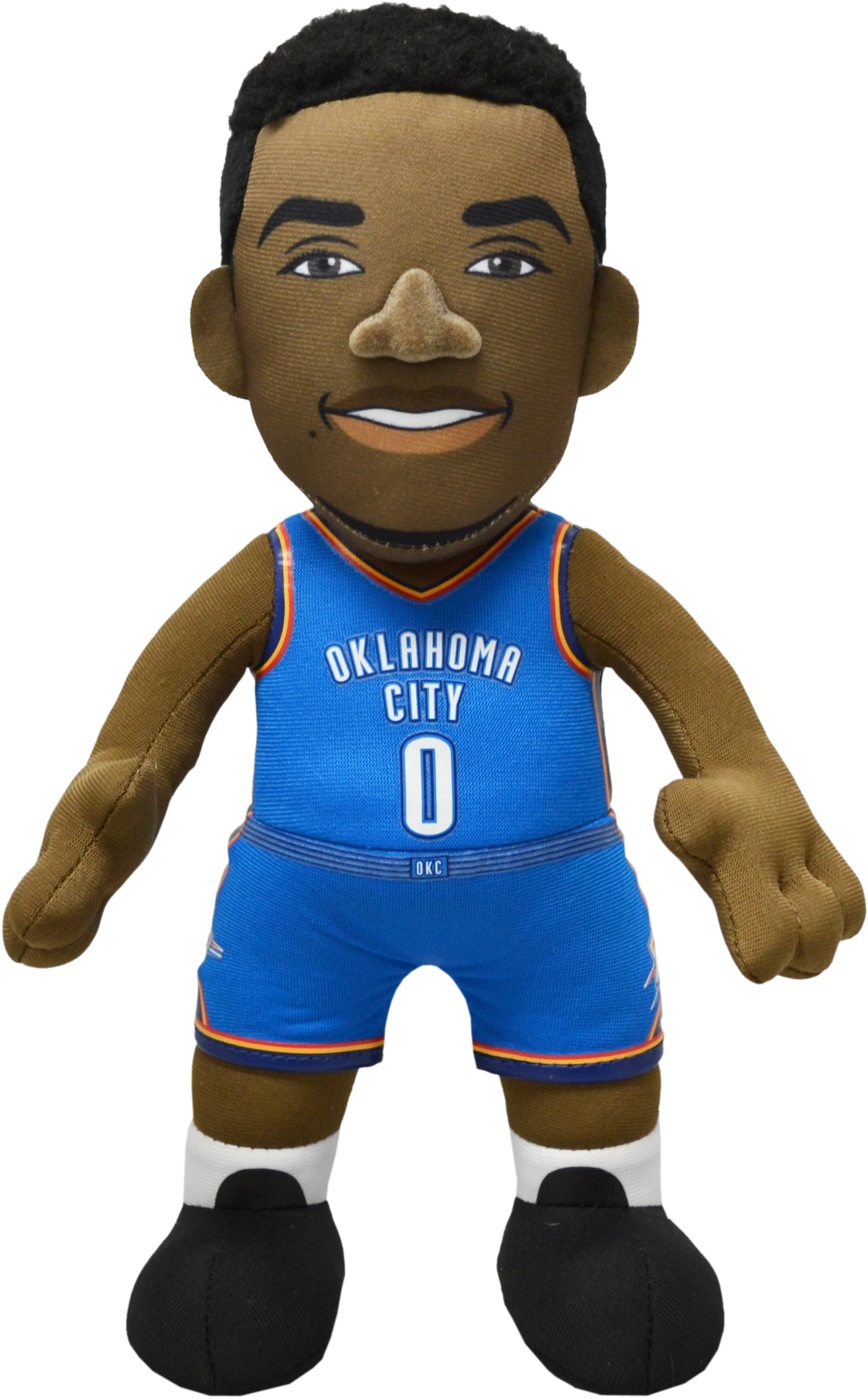Russell Westbrook 10" Plush Figure - Oklahoma City Thunder (3000x3000), Png Download