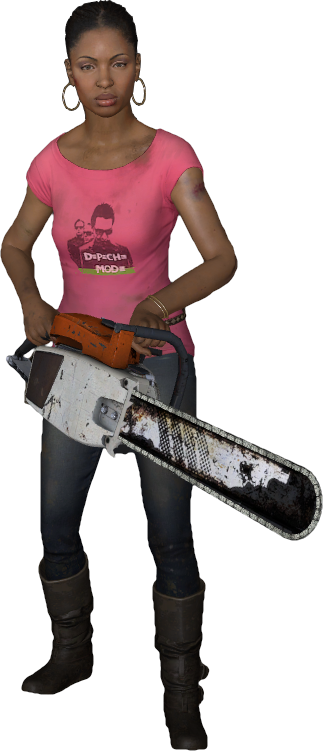 Download L4d2 Chainsaw Left 4 Dead 2 Rochelle Png Png Image With No Background Pngkey Com