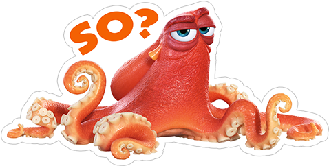 Viber Sticker «finding Dory» - Finding Dory Destiny The Whale Shark (490x317), Png Download