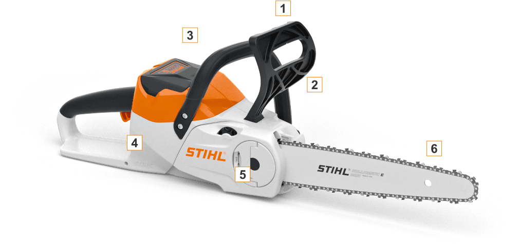 Msa 120 C-bq Chainsaw - Stihl Msa 140 C-bq Shell Only Bar Size: With 30cm / (1280x720), Png Download