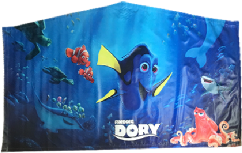 Finding Dory Modular Bounce House - Disney Pixar Finding Dory Custom Unique Durable Rubber (750x750), Png Download