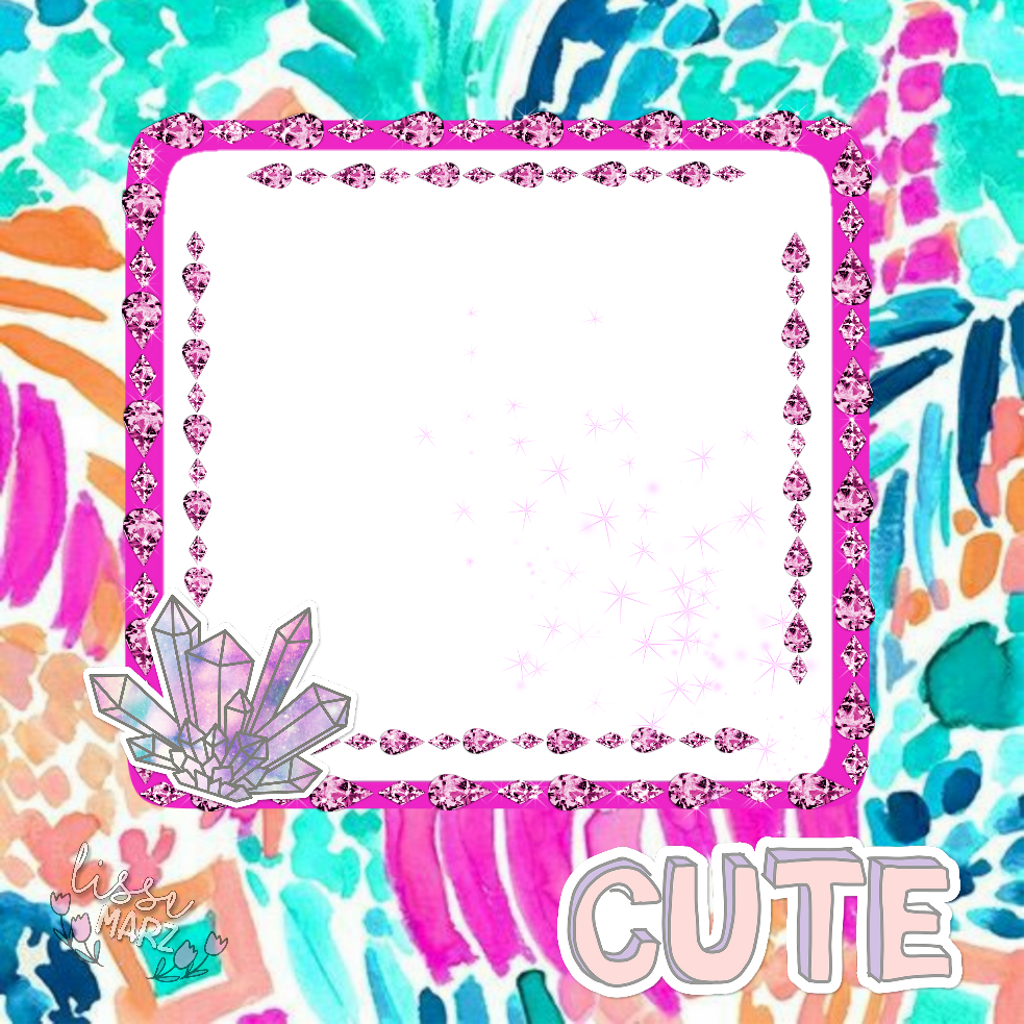 Frame Colors Glitter Diamond Cristal - Color (1024x1024), Png Download