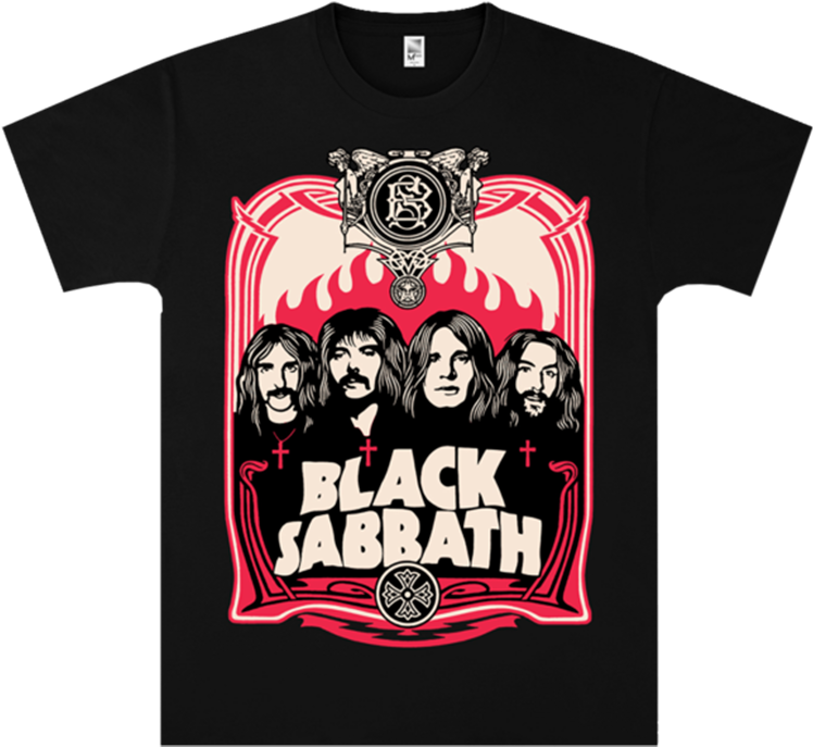 Double Tap To Zoom - Black Sabbath Tee Shirts (1000x1000), Png Download