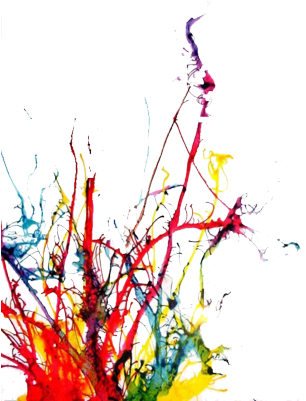 Paint Splash Psd - Paint Splatter (316x400), Png Download