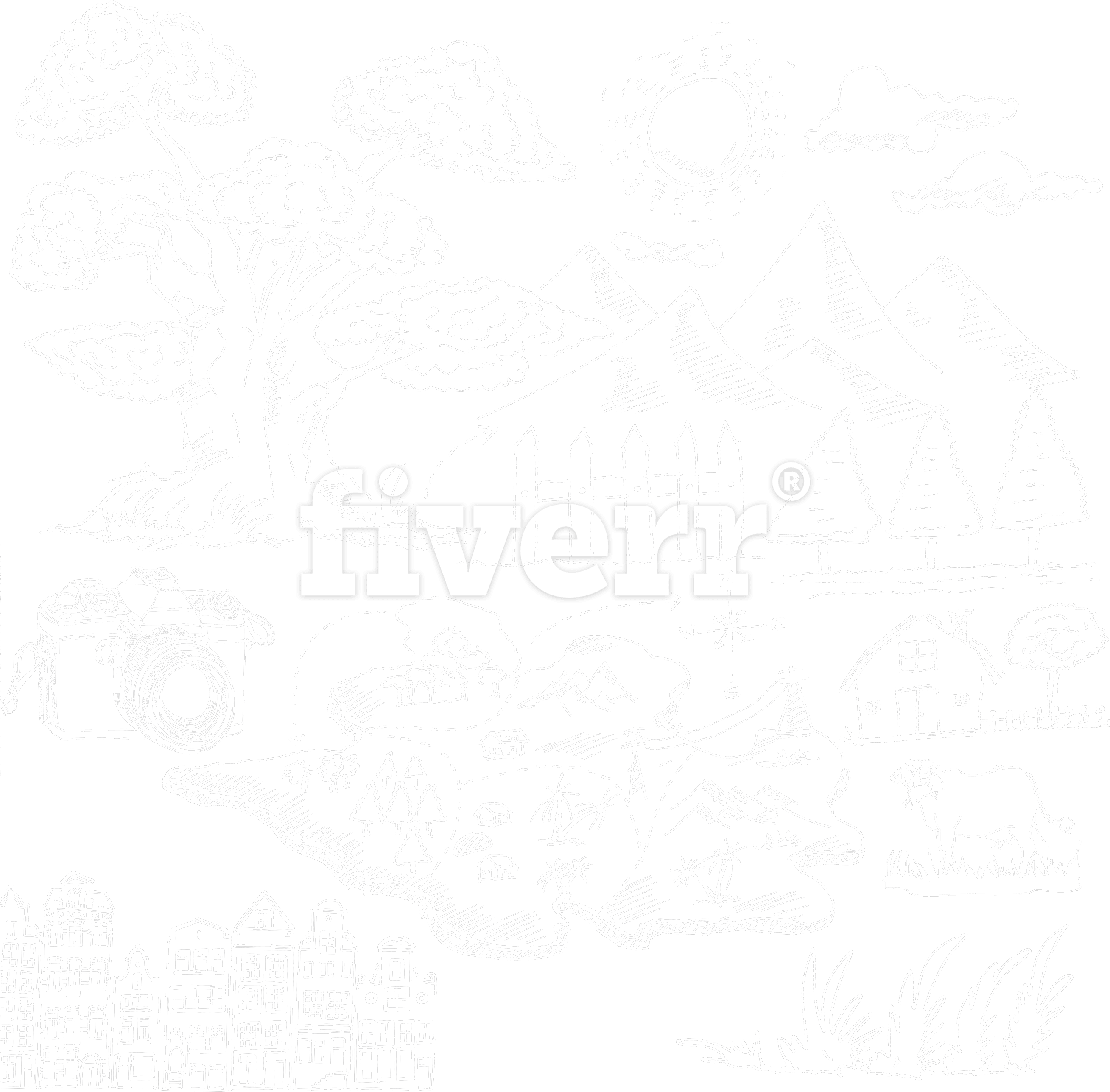 Draw Crazzy Chalkboard Doodles By Charithmania Banner - Drawing (2616x2616), Png Download