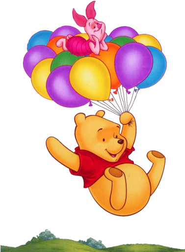 Winnie The Pooh And Friends Clip Art And Disney Animated - Pooh And Piglet Birthday (411x558), Png Download