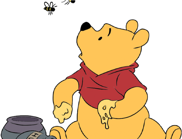 Winnie The Pooh Clipart Honey Bee - Winnie The Pooh Png Honey (640x480), Png Download