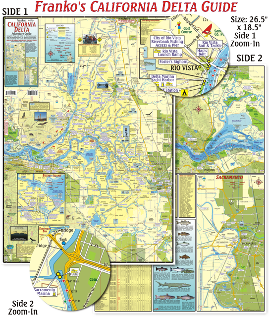 California Delta Map (543x641), Png Download
