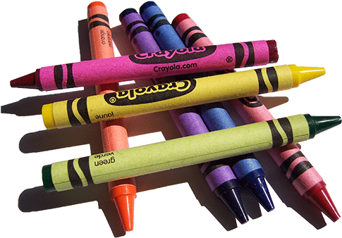 Skpg Fine Arts Art - Crayons Png (500x375), Png Download