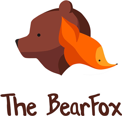 The Bearfox Is An Experimental Project Of Two Musicians - Cartoon (1400x629), Png Download