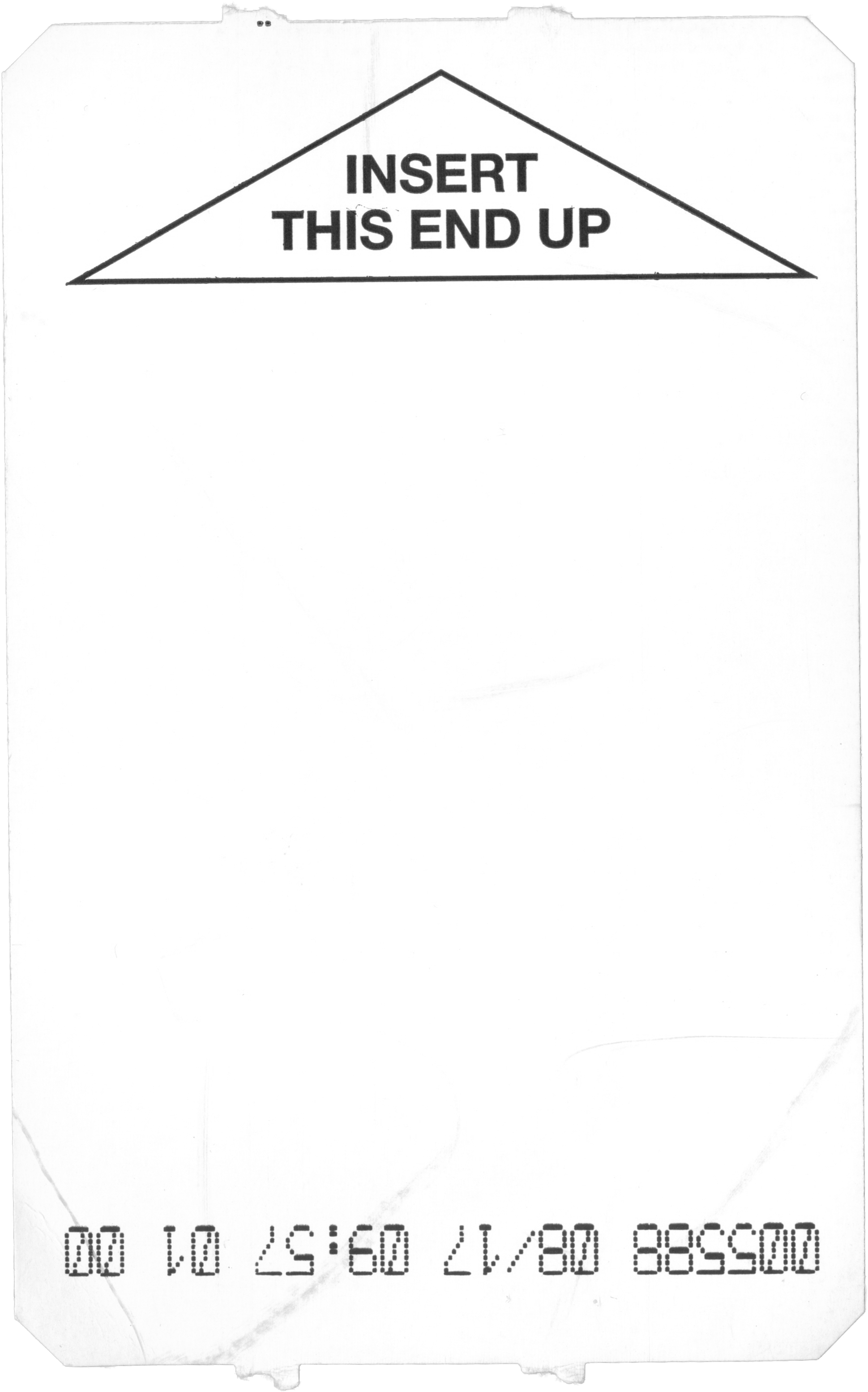 Blank Generic Parking Ticket - Blank Parking Ticket (2000x3120), Png Download