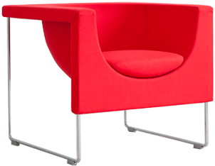 Nube Lounge Chair - Butaca Nube (480x400), Png Download