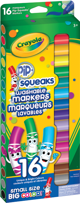 Crayola® Pip-squeaks Washable Markers - Crayola Pip-squeaks Washable Markers (650x650), Png Download
