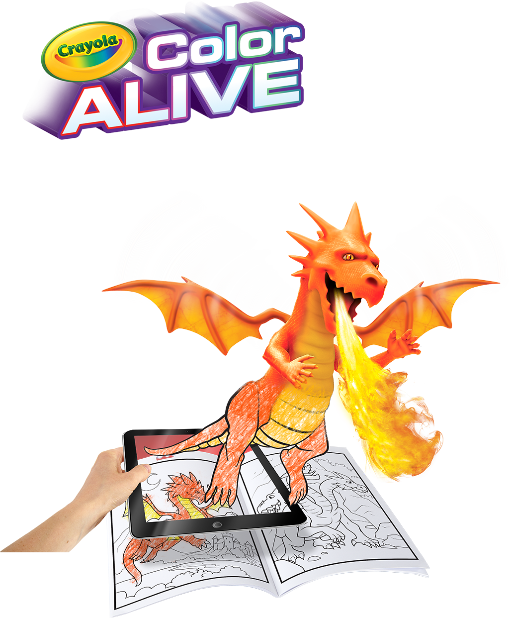 Crayola Color Alive Logo (1026x1242), Png Download